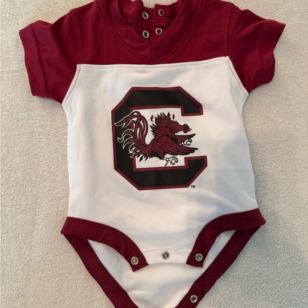 Gamecocks Jersey Baby Onesie